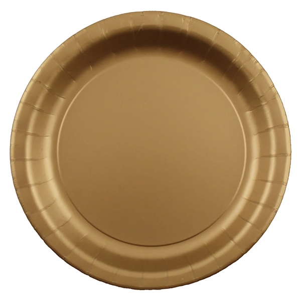 Old Gold color option for Paper Plates 9"