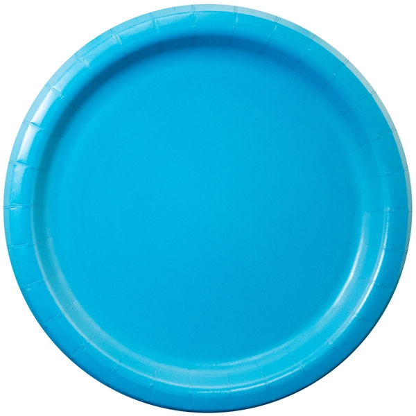 Turquoise Blue color option for Paper Plates 9"