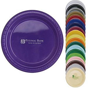 Photo of Plastic Plates, 9" Round