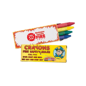 Photo of 4 Pack Fire Safety Crayons