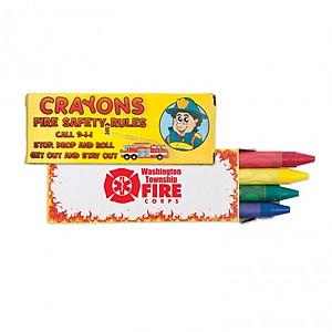 Photo of 4 Pack Fire Safety Crayons