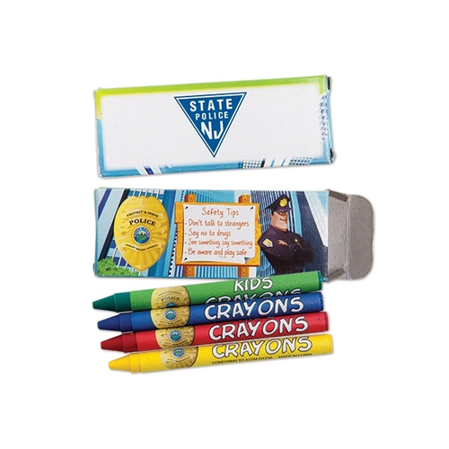 Main photo of 4 Pack Police Crayons