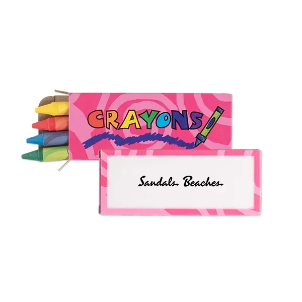 Pink color option for 4 Pack Standard Crayons