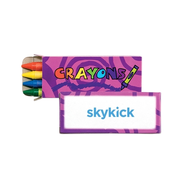 Purple color option for 4 Pack Standard Crayons