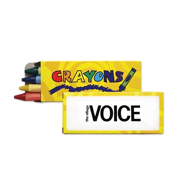 Yellow color option for 4 Pack Standard Crayons