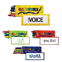 4 Pack Standard Crayons
