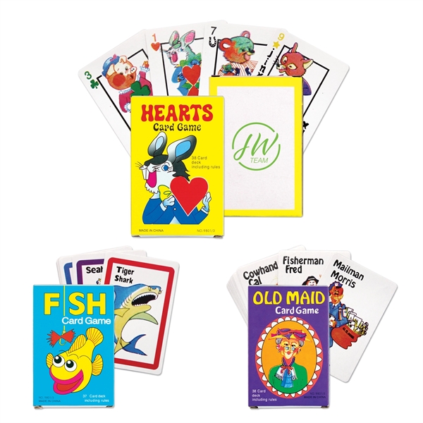 Assorted color option for Card Game Assortment