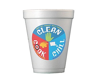 Photo of 10oz Foam Cups Digital Print 