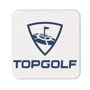 Photo of 40 Pt. 3.375" Square Coaster White High Density Coasters