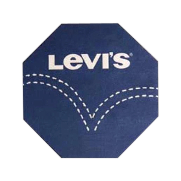 White color option for 40 Pt. 3.5" Octagon Coaster White High Density Coasters