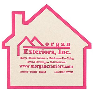 Photo of 40 Pt. 3.5" House White High Density Coasters