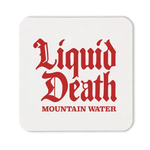 Photo of 80 Pt. 3.5" Square   White Pulpboard Coasters