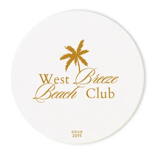 Main photo of 110 Pt. Natural 4" Square   Pulpboard Coasters