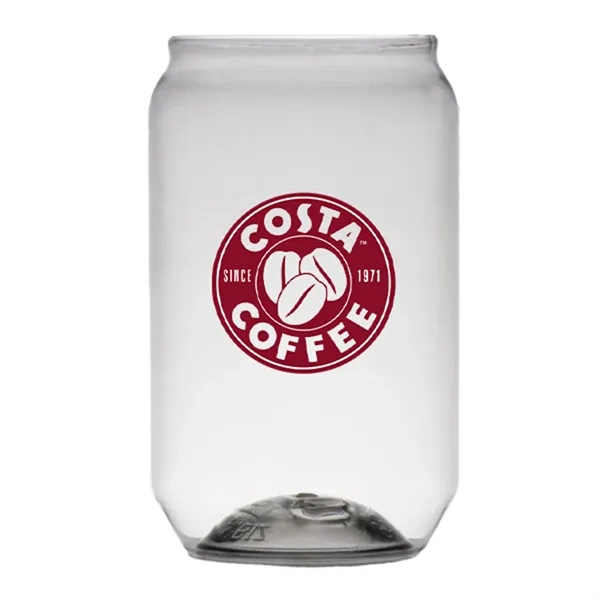 Clear color option for 16 Oz. Beer Can Glass