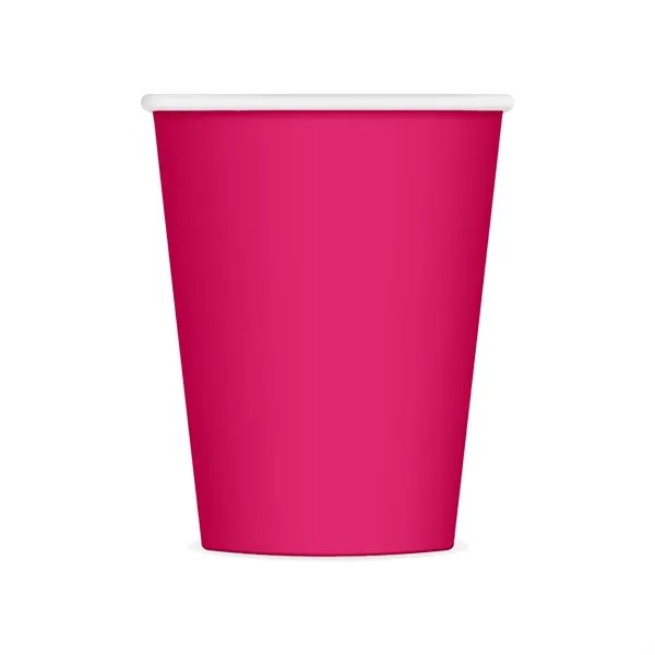 Hot Magenta Pink color option for 9 Oz. Paper Cup Full Color Digital Print