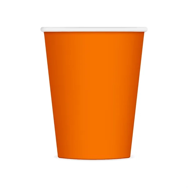Orange color option for 9 Oz. Paper Cup Full Color Digital Print