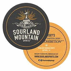 Photo of Full Color 110 Pt. 4" Round Pulpboard Coaster