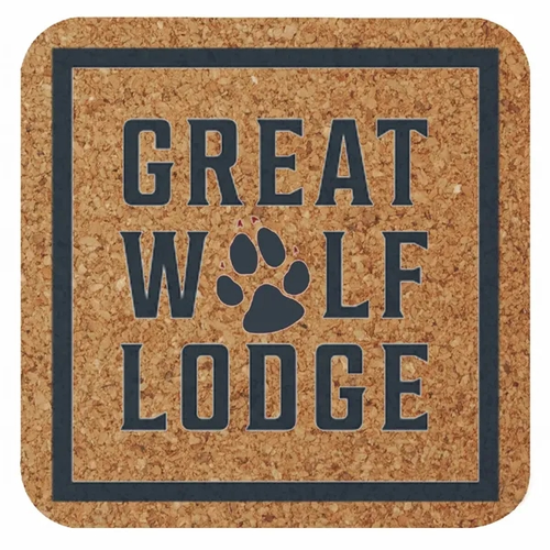 Main photo of 4" Square Cork Coaster