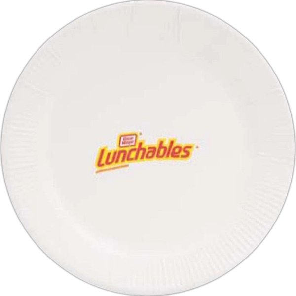 White color option for 9" White Paper Plate
