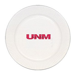 Photo of 9" White Paper Plate