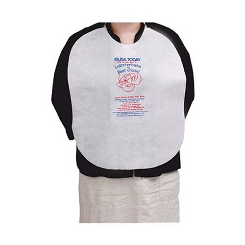 Photo of White Disposable Lobster Bib 18"X20"