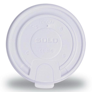 Photo of 10 Oz. Hot/Cold Paper Cup Tear Tab Lid