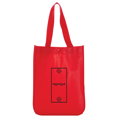 Red color option for Lo Lo Mini Laminated Tote W/Snap