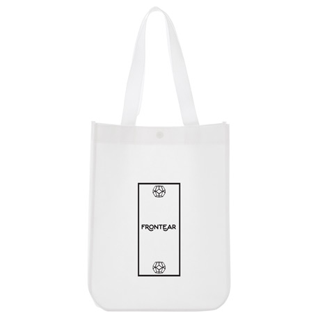 White color option for Lo Lo Mini Laminated Tote W/Snap