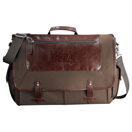 Gray color option for Field & Co.® Classic 15" Computer Messenger Bag