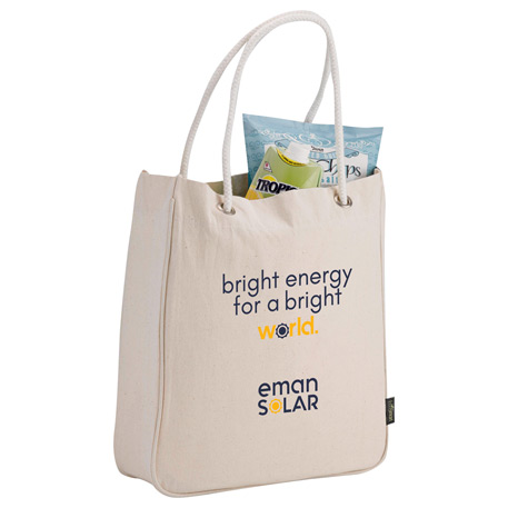 Natural color option for 6 Oz. Organic Cotton Canvas Carry All Tote