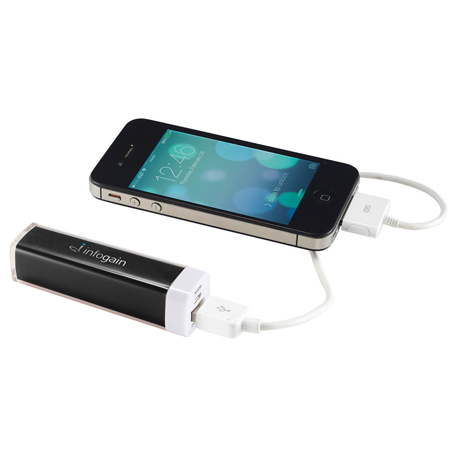 Black color option for Amp 2,200 M Ah Power Bank