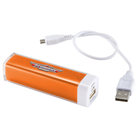 Orange color option for Amp 2,200 M Ah Power Bank