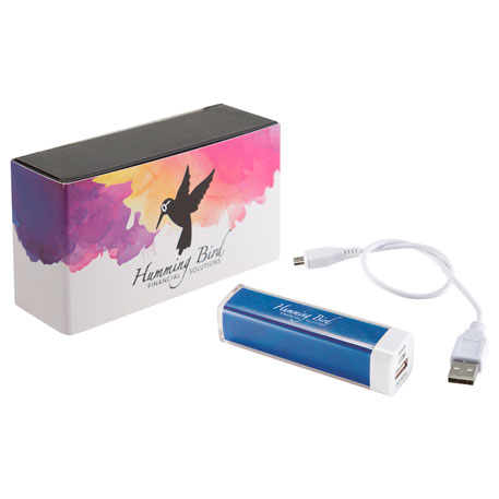 Royal color option for Ul Amp Power Bank With Full Color Wrap