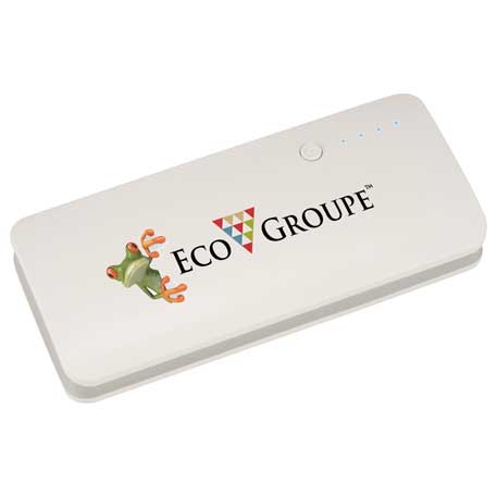 White color option for Spare 10000 M Ah Power Bank