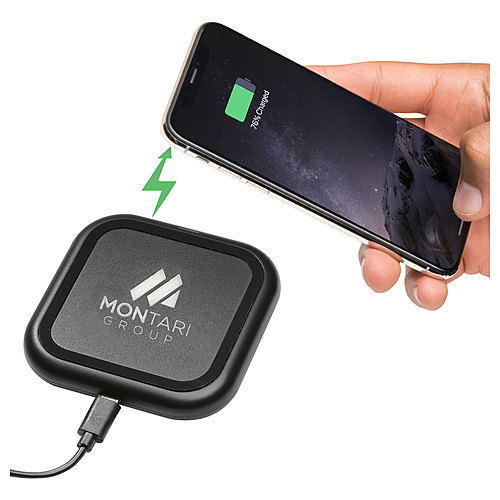 Photo of Radiant Light Up Logo Wireless Charging Pad