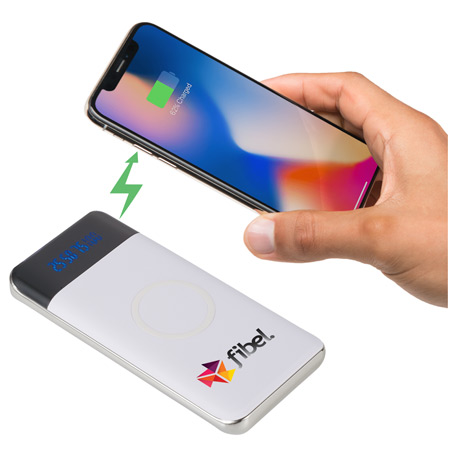 White color option for Constant 10000 M Ah Wireless Power Bank W/Display