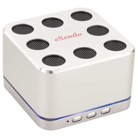 Silver color option for Morley Aluminum Bluetooth Speaker