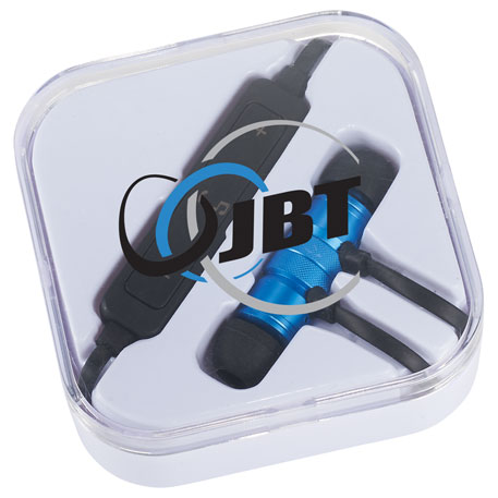 Royal color option for Martell Magnetic Metal Bluetooth Earbuds And Case