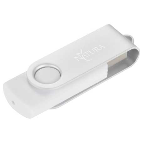 White color option for Rotate Flash Drive 2 Gb