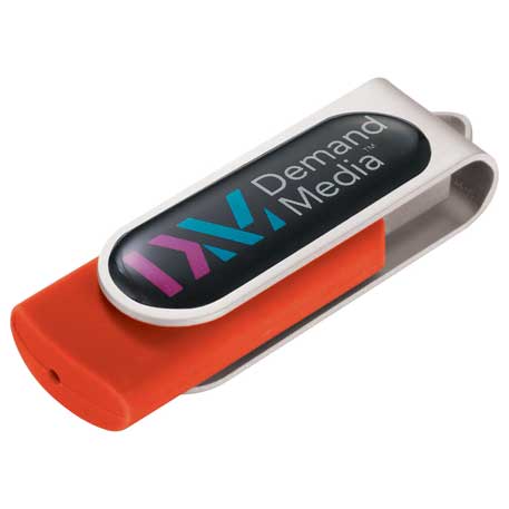 Bright Red color option for Domeable Rotate Flash Drive 4 Gb