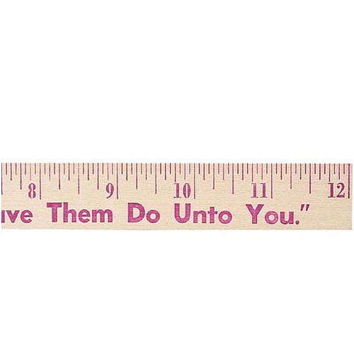 Main photo of 12" Natural Finish Wood Ruler