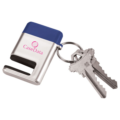 Silver W/ Royal Blue Trim color option for Go Go Mobile Phone Stand Screen Cleaner