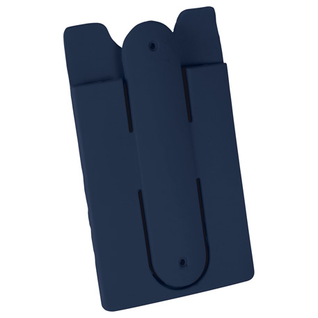 Navy Blue color option for Silicone Phone Wallet With Stand