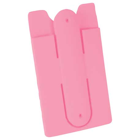 Pink color option for Silicone Phone Wallet With Stand