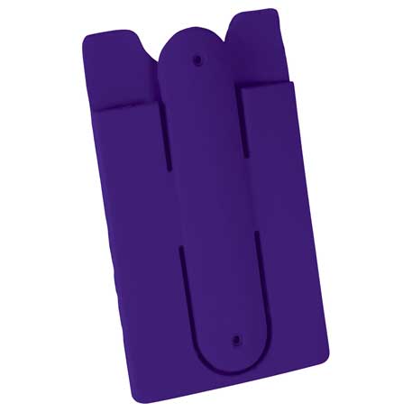Purple color option for Silicone Phone Wallet With Stand