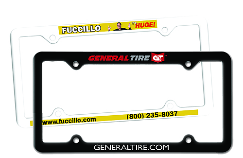 Main photo of Thin Panel License Plate Frame,Full Color Digital