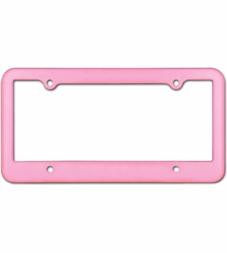 Pink color option for License Plate Frame 4 Holes,Full Color Digital
