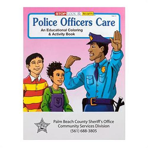 Photo of Police Officers Care Coloring Book