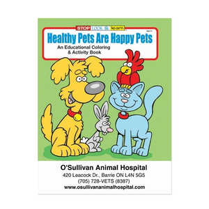 Photo of Healthy Pets Are Happy Pets Coloring Book