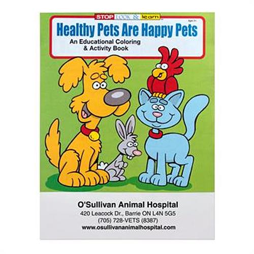 Photo of Healthy Pets Are Happy Pets Coloring Book